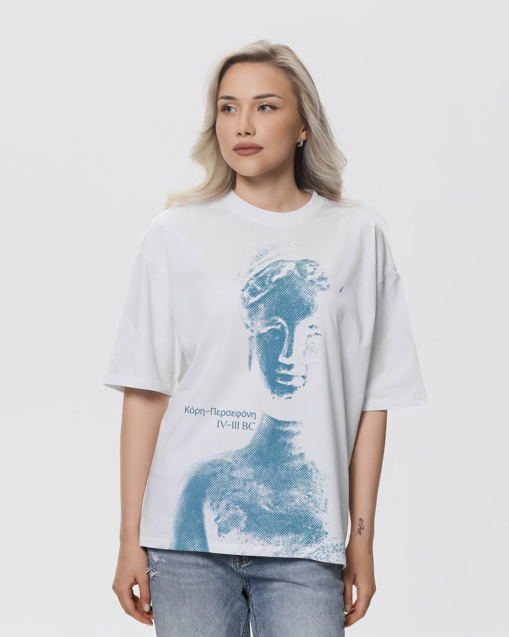 Футболка белая Кора-Персефона Blue